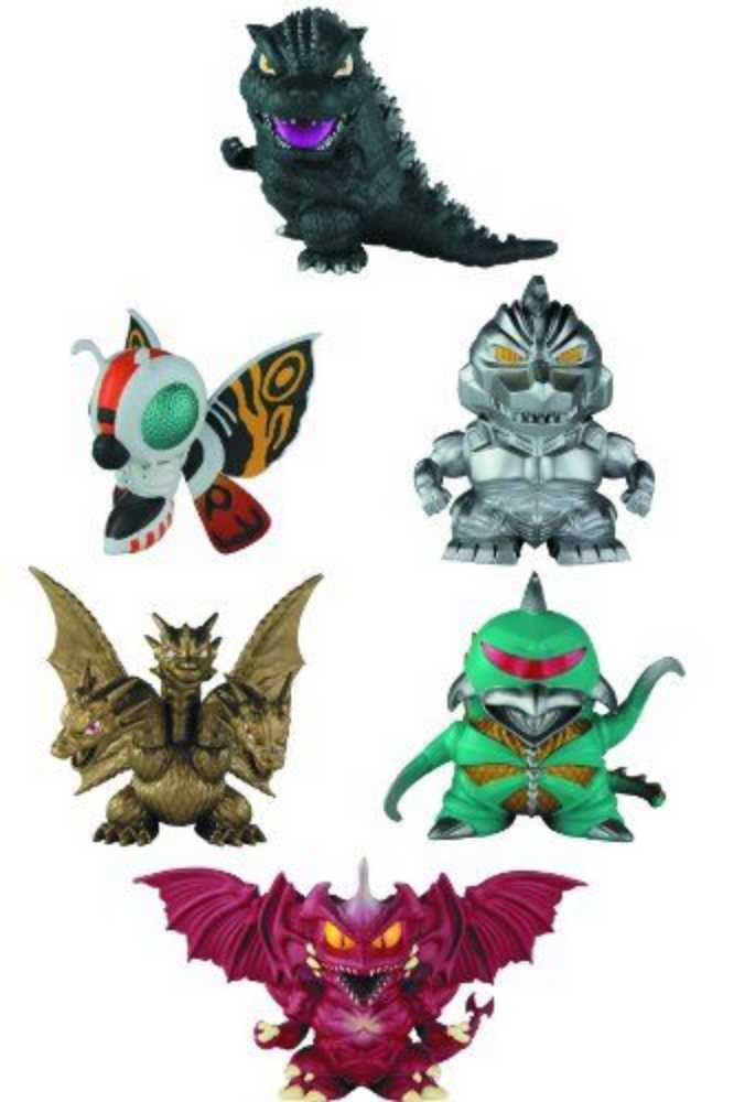 Godzilla: Chibi Figure Six Pack - Bandai (Godzilla) action figure collectible [Barcode 045557979263] - Main Image 4