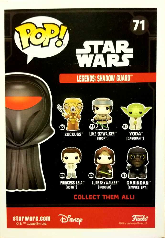 Funko Pop! Movies: Star Wars Legends Shadow Guard - Funko (Stsr Wars Funko Pop) action figure collectible [Barcode 706098918905] - Main Image 2