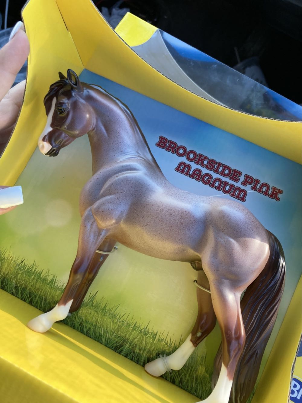 Brookside Pink Magnum - Breyer action figure collectible - Main Image 2