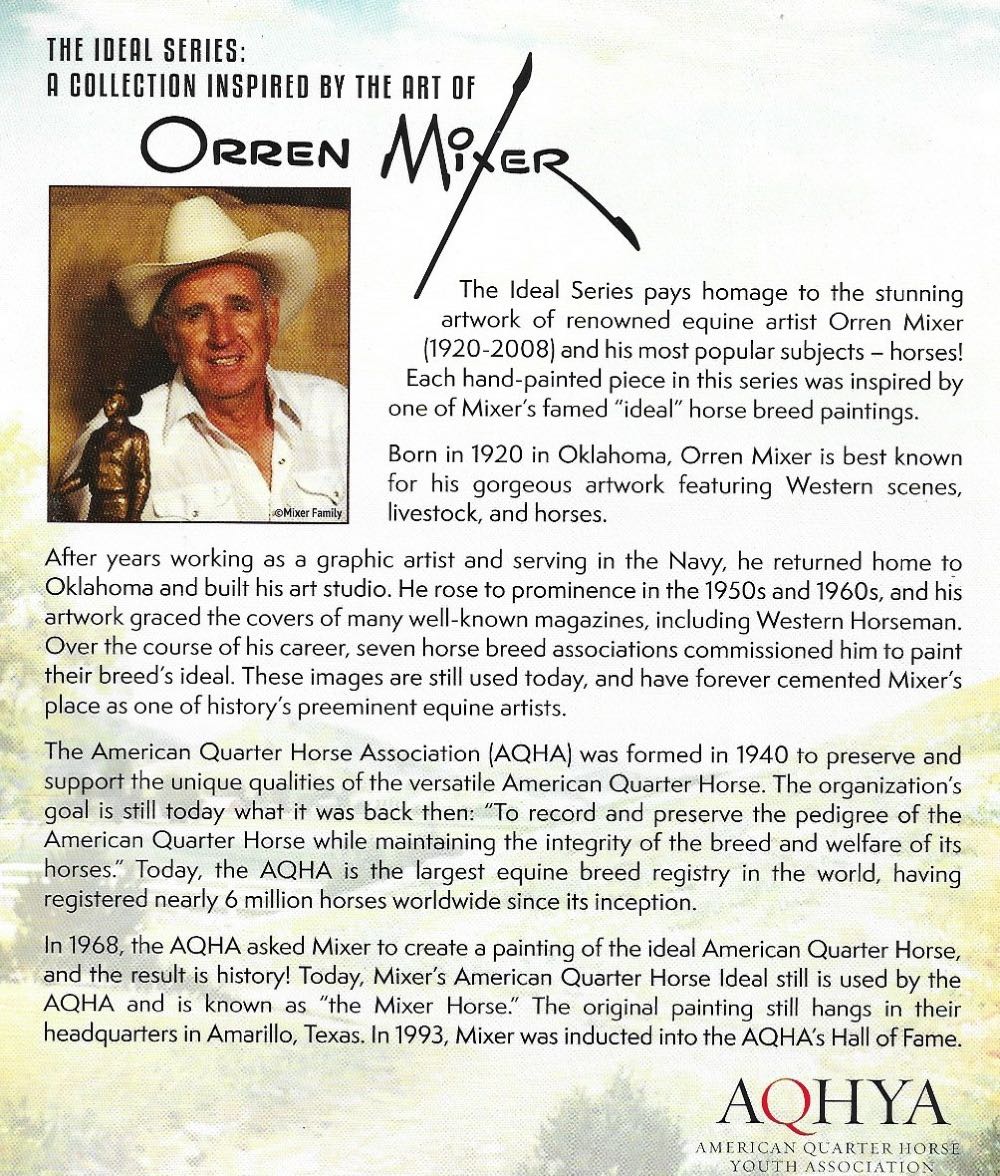 Orren Mixer: Glossy American Quarter Horse - Breyer action figure collectible - Main Image 3