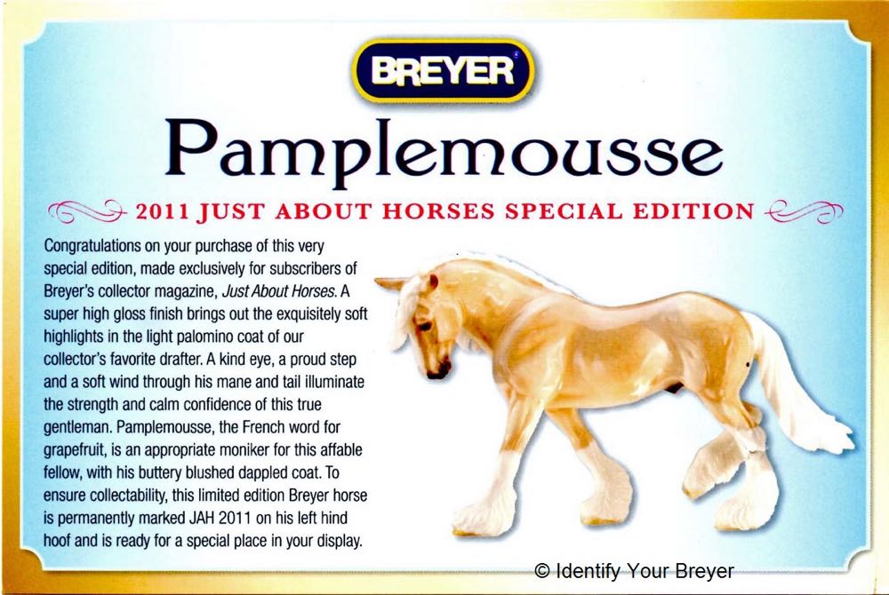 Pamplemousse - Breyer action figure collectible - Main Image 4