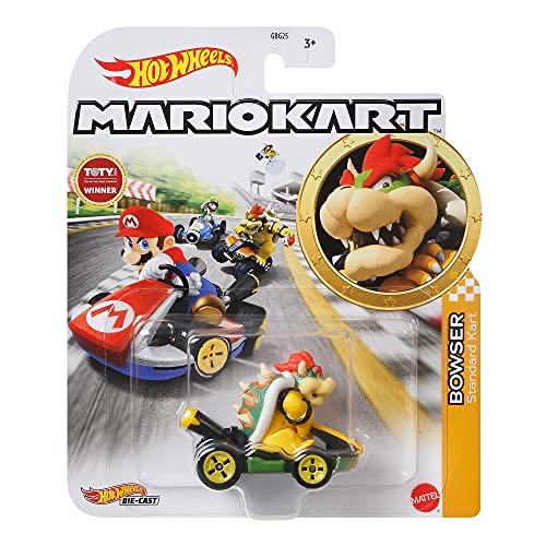 Hot Wheels Mario Kart Bowser In Standard Kart - Mattel action figure collectible [Barcode 887961908411] - Main Image 1