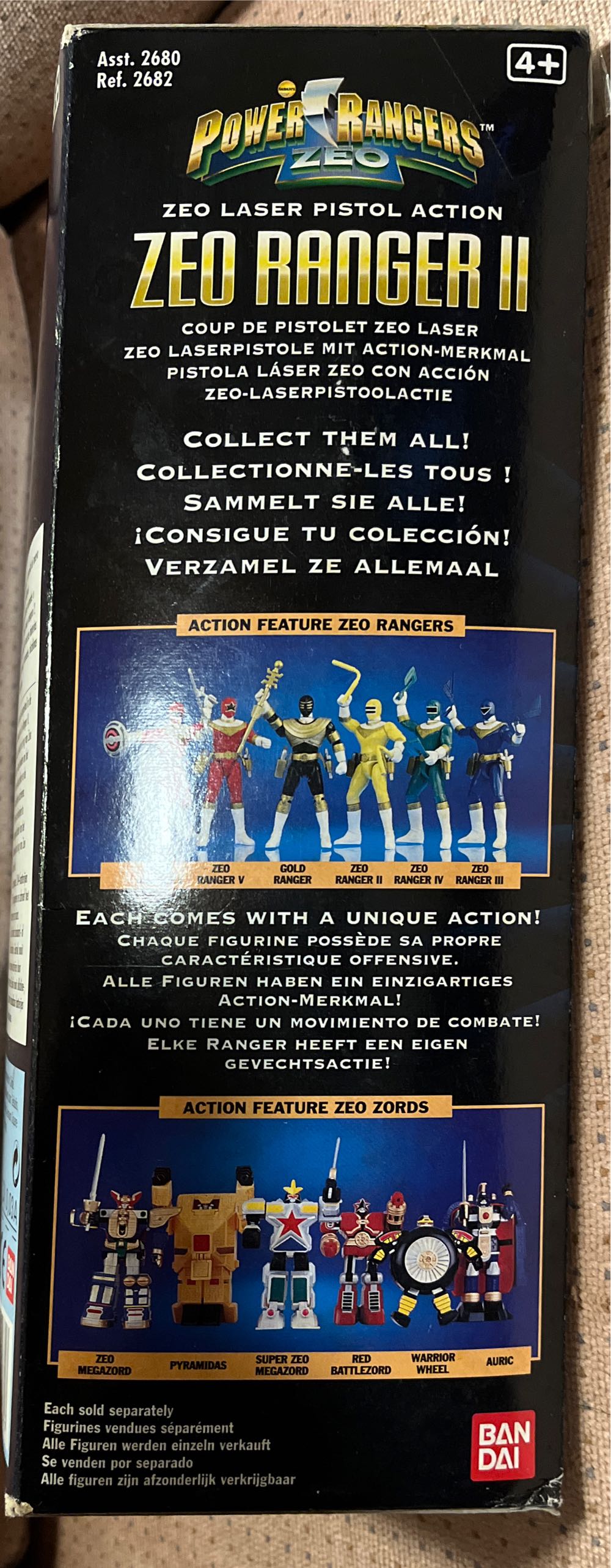 Zeo Laser Pistol Action Zeo Ranger II - Ban Dai (Power Rangers Zeo) action figure collectible [Barcode 3296580026807] - Main Image 3