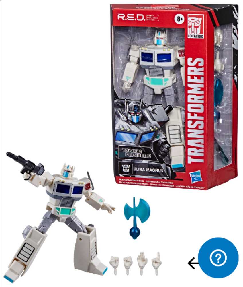 Transformers R.E.D. ULTRA MAGNUS RED Walmart Hasbro Action Figure - Hasbro (The Transformers) action figure collectible [Barcode 5010993789030] - Main Image 3