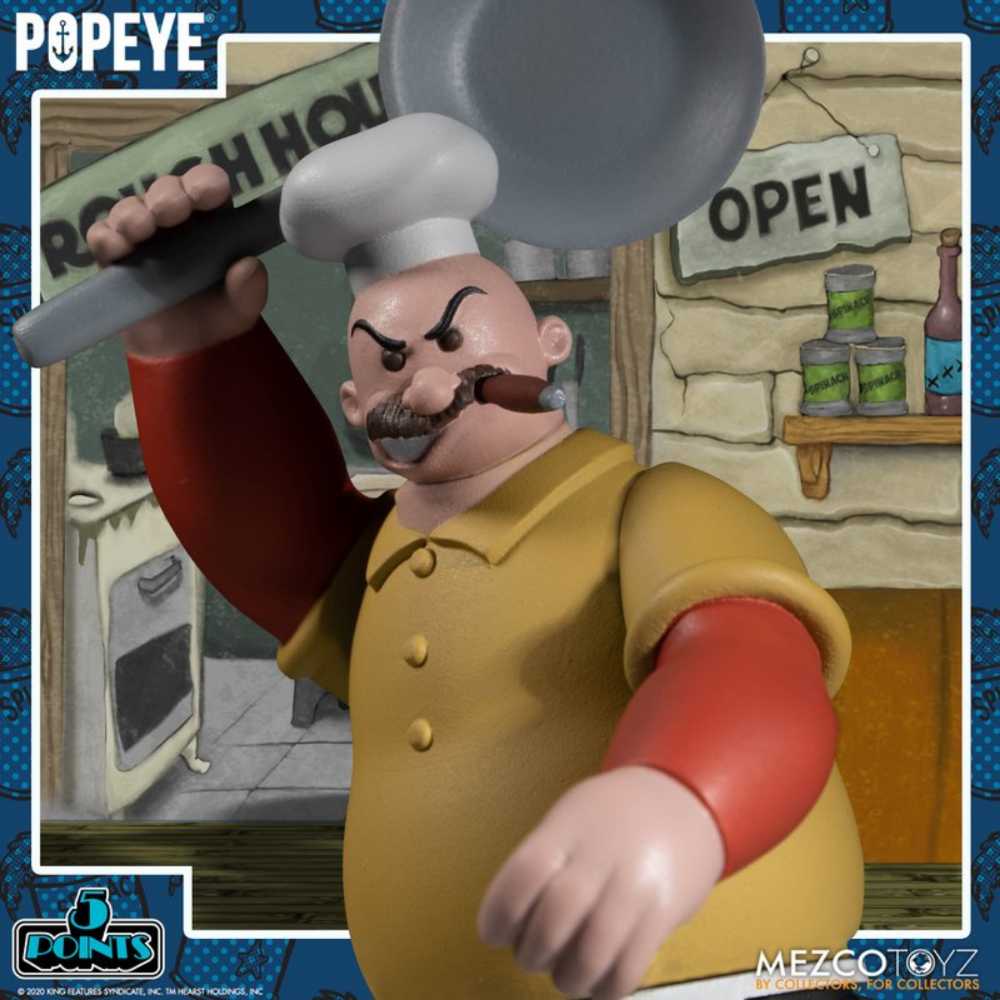 Popeye Mezco Toys - Mezco (Popeye) action figure collectible [Barcode 696198180602] - Main Image 2