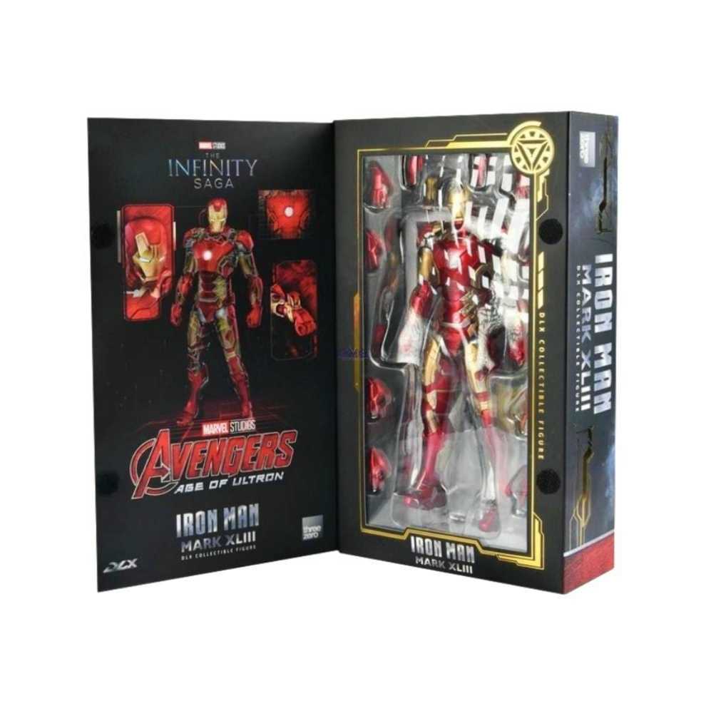 DLX Iron Man Mk 43 XLIII (Avengers: The Infinity Saga DLX) - Threezero (Avengers: The Infinity Saga) action figure collectible [Barcode 4897056203945] - Main Image 4