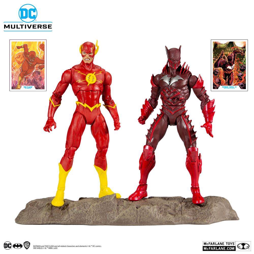 The Flash & Batman (Earth-52) - McFarlane Toys (DC Comics) action figure collectible - Main Image 2