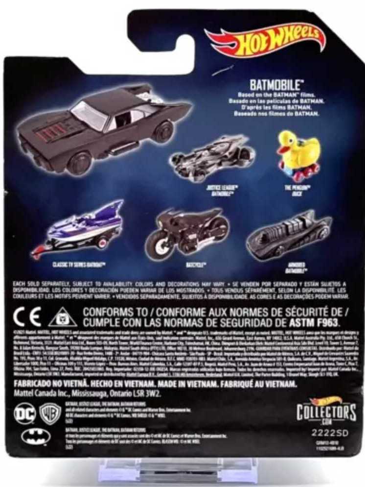Hot Wheels The Batman Batmobile - Mattel (Hot Wheels: BATMAN) action figure collectible [Barcode 887961242553] - Main Image 2