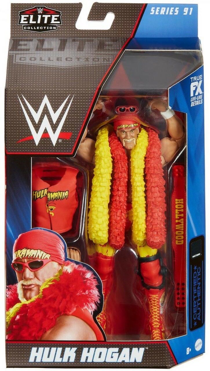 Hulk Hogan - SummerSlam 2005 - Mattel (WWE Elite Series 91) action figure collectible [Barcode 194735021581] - Main Image 1