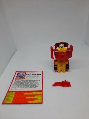 Transformers G2 Firecracker Go-Bots - Hasbro (Generation 2) action figure collectible - Main Image 6