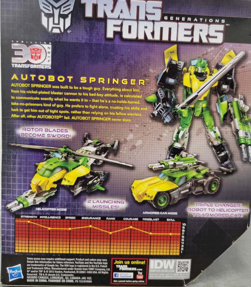 Springer Boxed - Hasbro (Generations) action figure collectible - Main Image 3