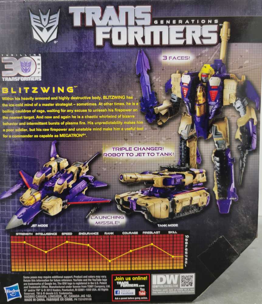 Blitzwing 2nd - Hasbro (Generations) action figure collectible - Main Image 3