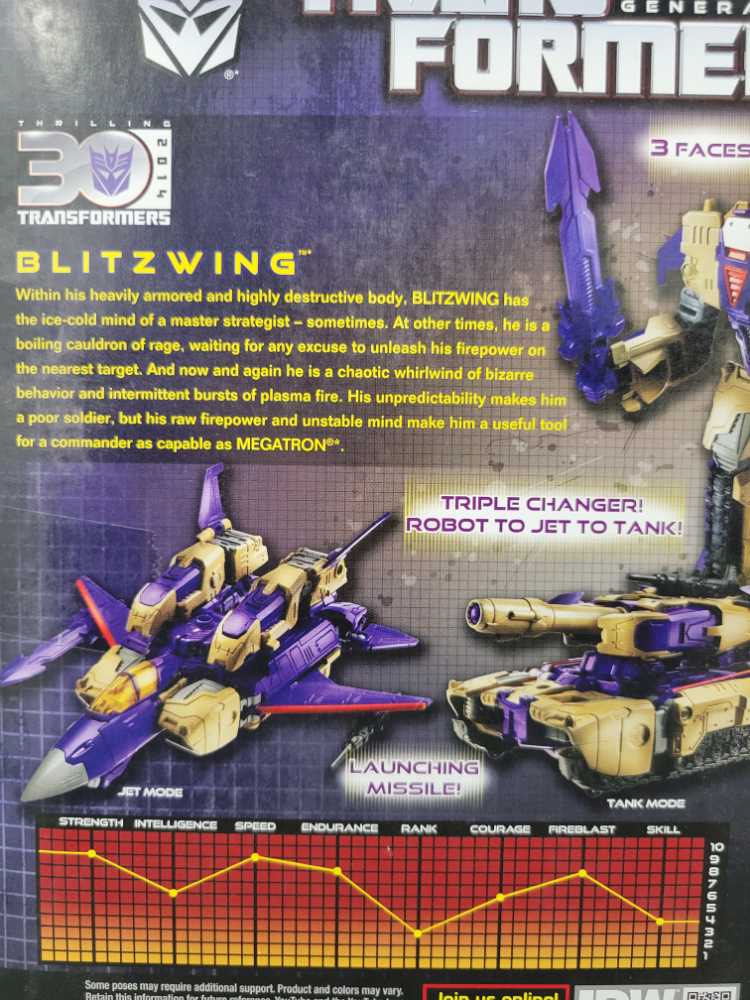 Blitzwing 2nd - Hasbro (Generations) action figure collectible - Main Image 4
