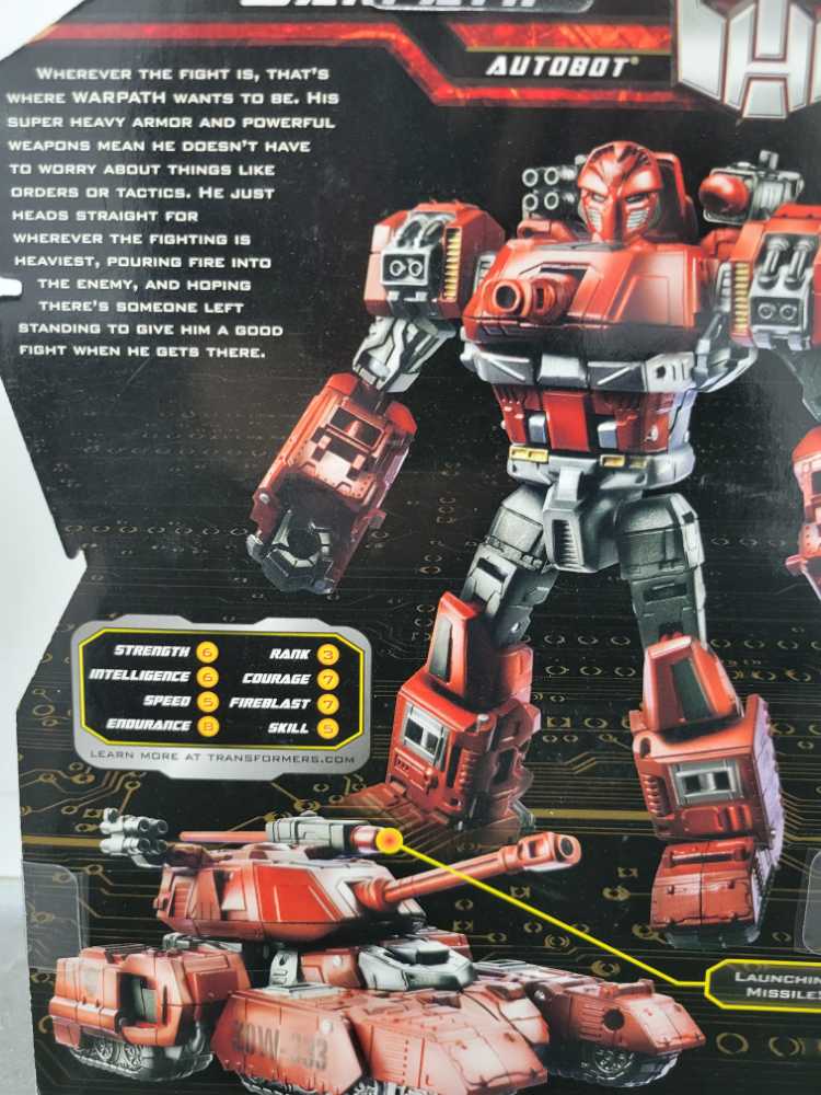 Warpath 1st Carded - Hasbro (Generations) action figure collectible - Main Image 4