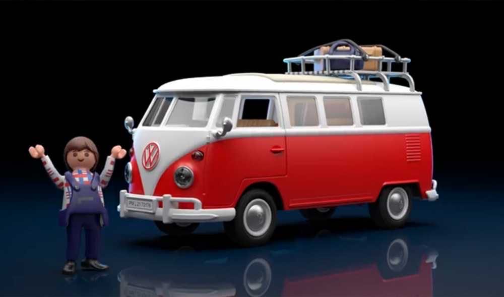 Playmobil Volkswagen T1 Camping Bus  action figure collectible [Barcode 4008789701763] - Main Image 2