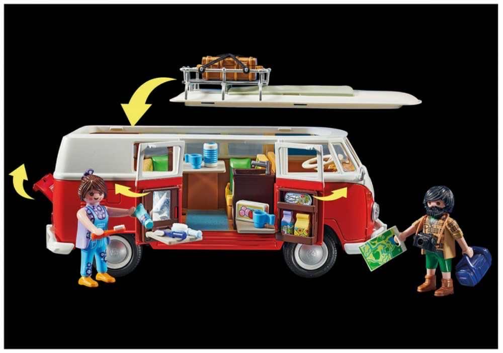 Playmobil Volkswagen T1 Camping Bus  action figure collectible [Barcode 4008789701763] - Main Image 3