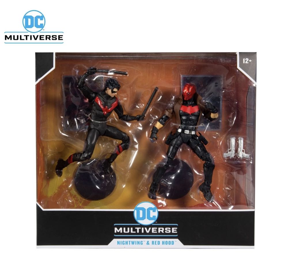 Nightwing and Red Hood DC Multiverse - Nightwing and Red Hood - McFarlane Toys (Batman) action figure collectible [Barcode 787926154535] - Main Image 3