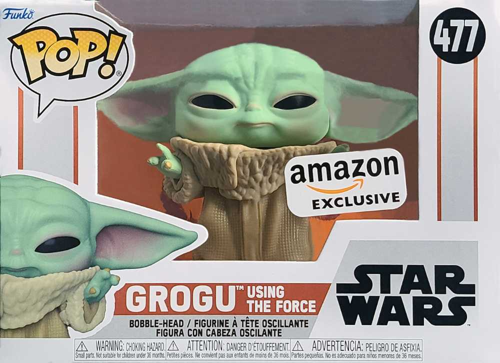 Funko Pop! Television: Star Wars Grogu (Navarro) Across The Galaxy Amazon Exclusive  MANDO - Funko (Star Wars The Mandalorian) action figure collectible [Barcode 889698556255] - Main Image 1