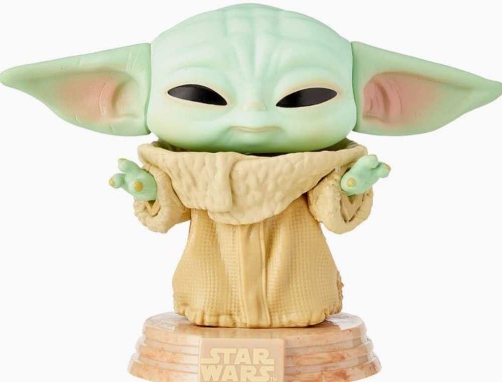 Funko Pop! Television: Star Wars Grogu (Navarro) Across The Galaxy Amazon Exclusive  MANDO - Funko (Star Wars The Mandalorian) action figure collectible [Barcode 889698556255] - Main Image 3