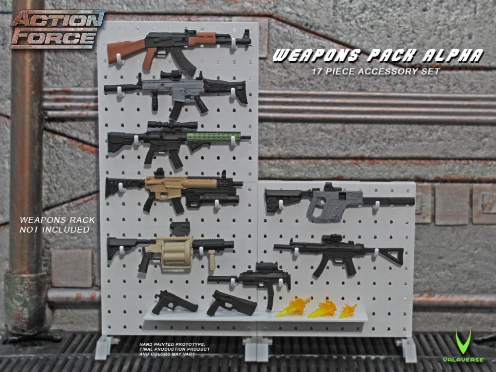 Weapons Pack Alpha - Valaverse (Action Force Accesories) action figure collectible [Barcode 618952266797] - Main Image 3