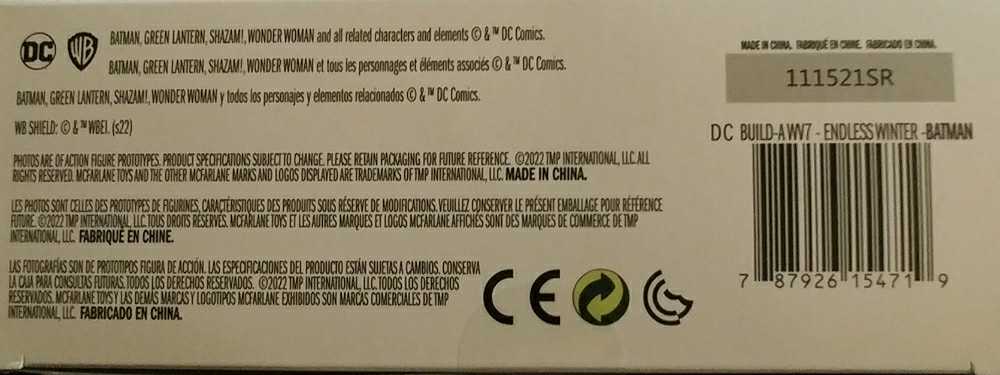 Batman - Endless Winter - DC - BATMAN (Justice League: Endless Winter) action figure collectible [Barcode 787926154719] - Main Image 4