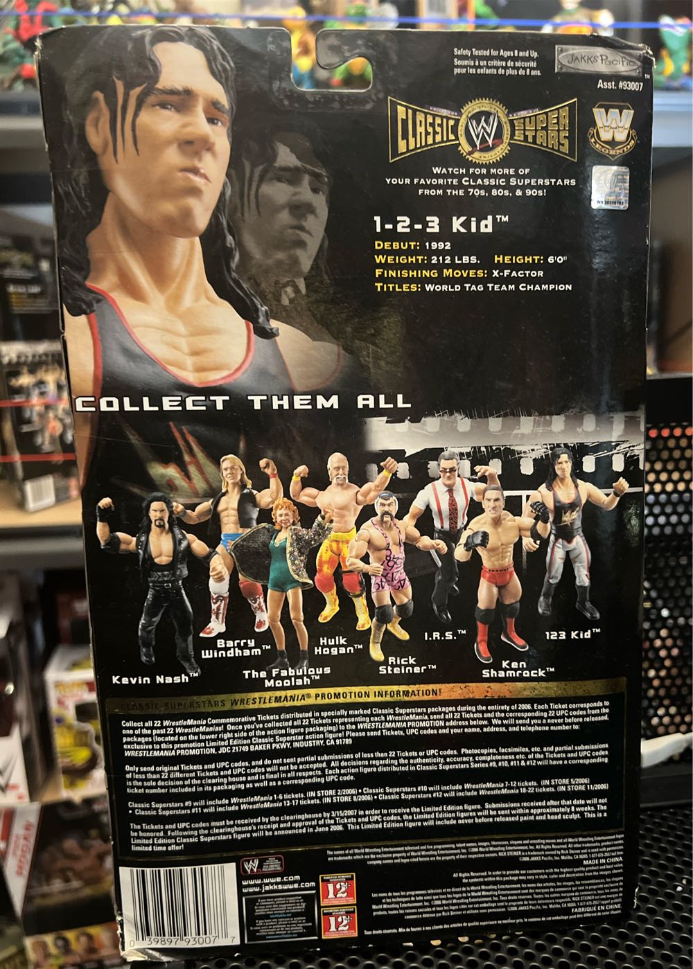 1-2-3 Kid - Jakks Pacific (Classic Superstars) action figure collectible [Barcode 039897930077] - Main Image 2