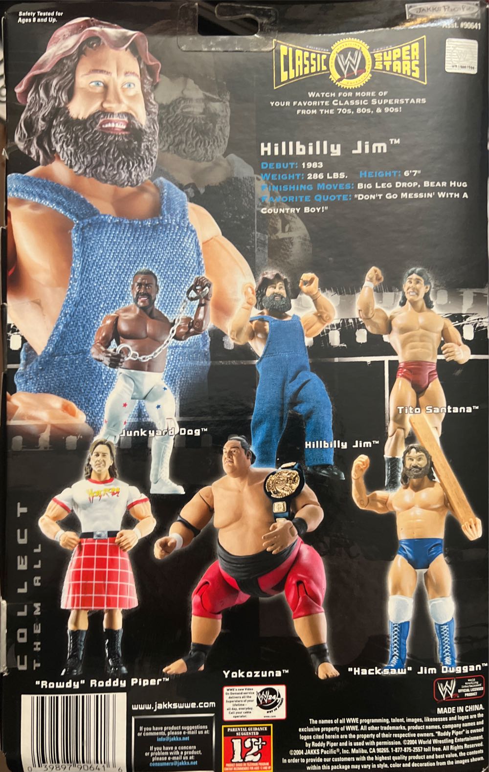 Hillbilly Jim - Jakks Pacific (WWE) action figure collectible [Barcode 039897906416] - Main Image 2