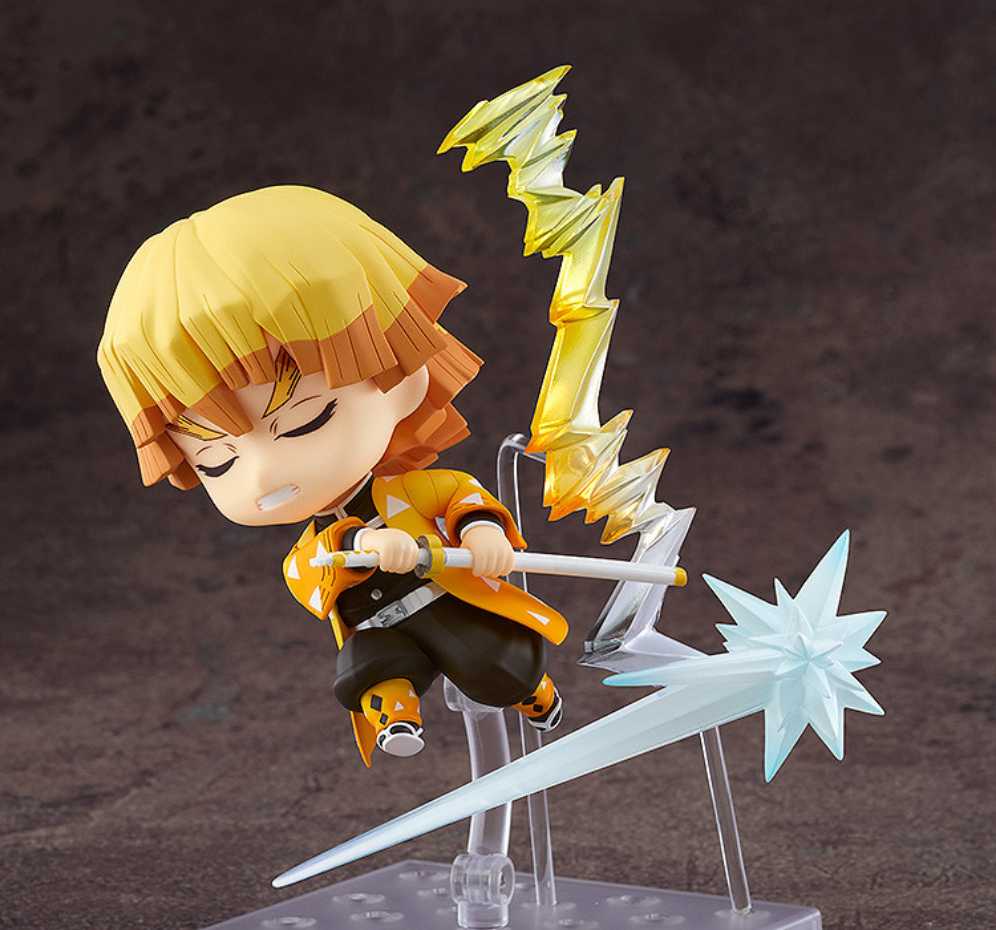 #1334 - Zenitsu Agatsuma - Good Smile Company / Nendoroid (Demon Slayer: Kimetsu no Yaiba) action figure collectible [Barcode 4580590121065] - Main Image 4