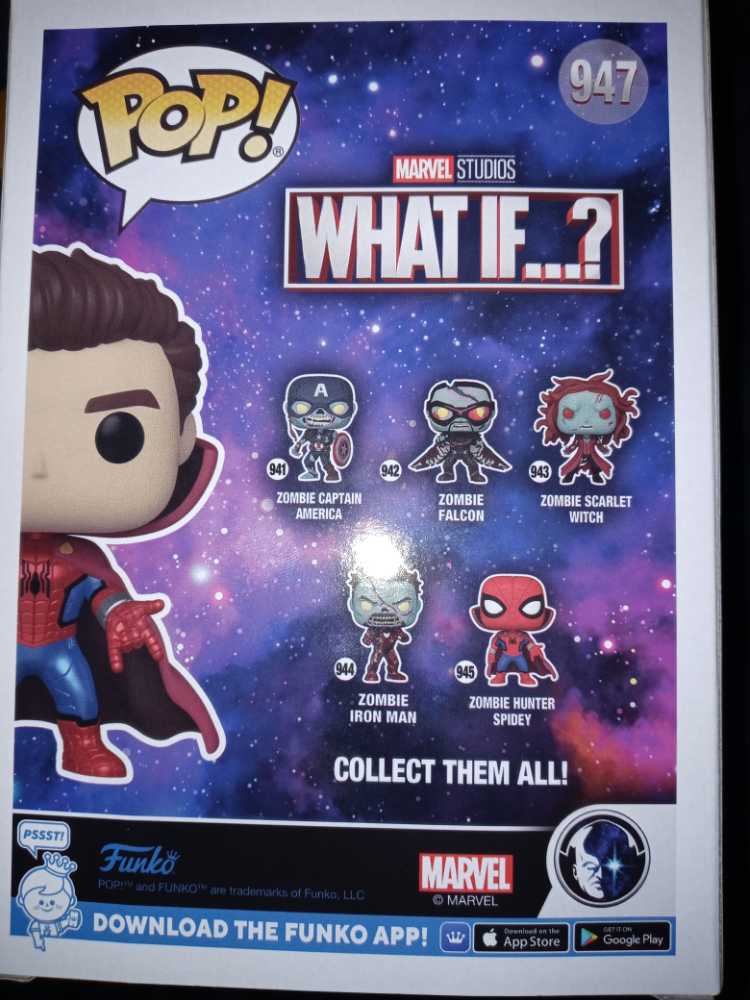 Marvels What If...?: Zombie Hunter Spidey Unmasked #947 - Funko (Marvels What If...?) (Marvels What If...?) action figure collectible [Barcode 889698582537] - Main Image 2