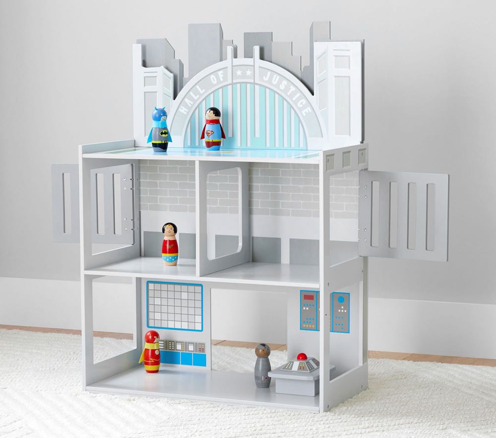 DC Justice League Tower - Pottery Barn Kids (DC Super Heroes) action figure collectible - Main Image 3