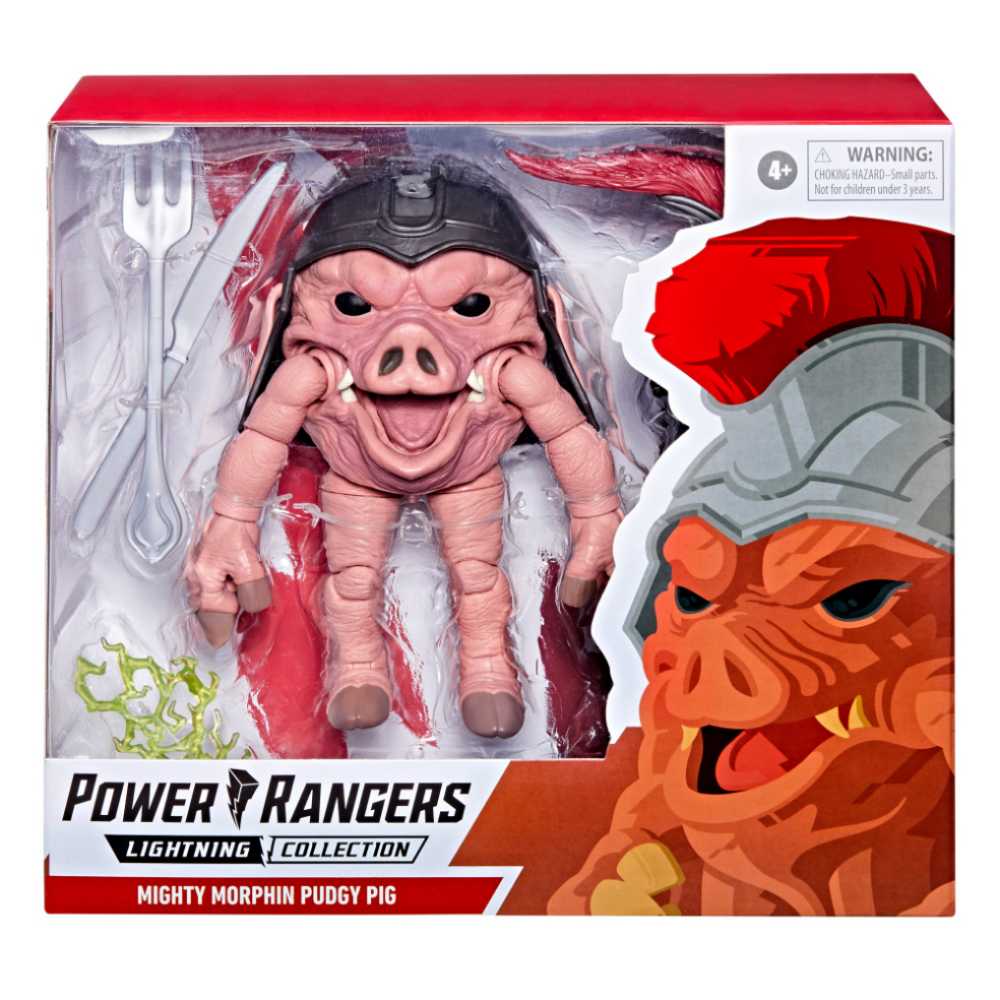 Mighty Morphin Power Rangers Lightning Collection Mighty Morphin Pudgy Pig - Hasbro (Power Rangers: Lightning Collection) action figure collectible [Barcode 5010993943128] - Main Image 2