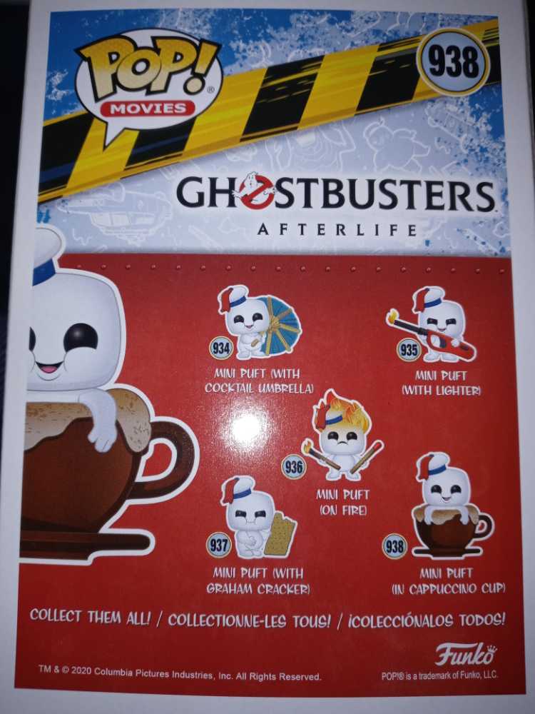 Funko Pop! Movies: Ghostbusters Afterlife Mini Puft In Cappuccino Cup - Funko (Ghostbusters: Afterlife) (Funko Pop!) action figure collectible [Barcode 889698492430] - Main Image 2