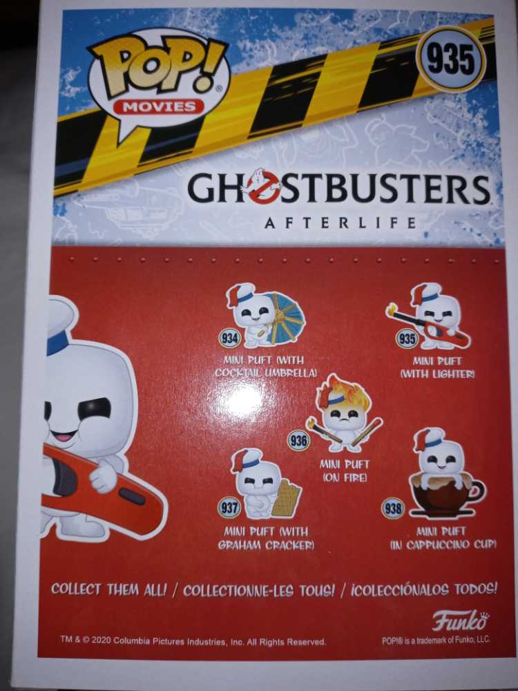 Funko Pop! Movies: Ghostbusters Afterlife Mini Puft With Light - Funko (Funko Pop! Movies) action figure collectible [Barcode 889698484916] - Main Image 2
