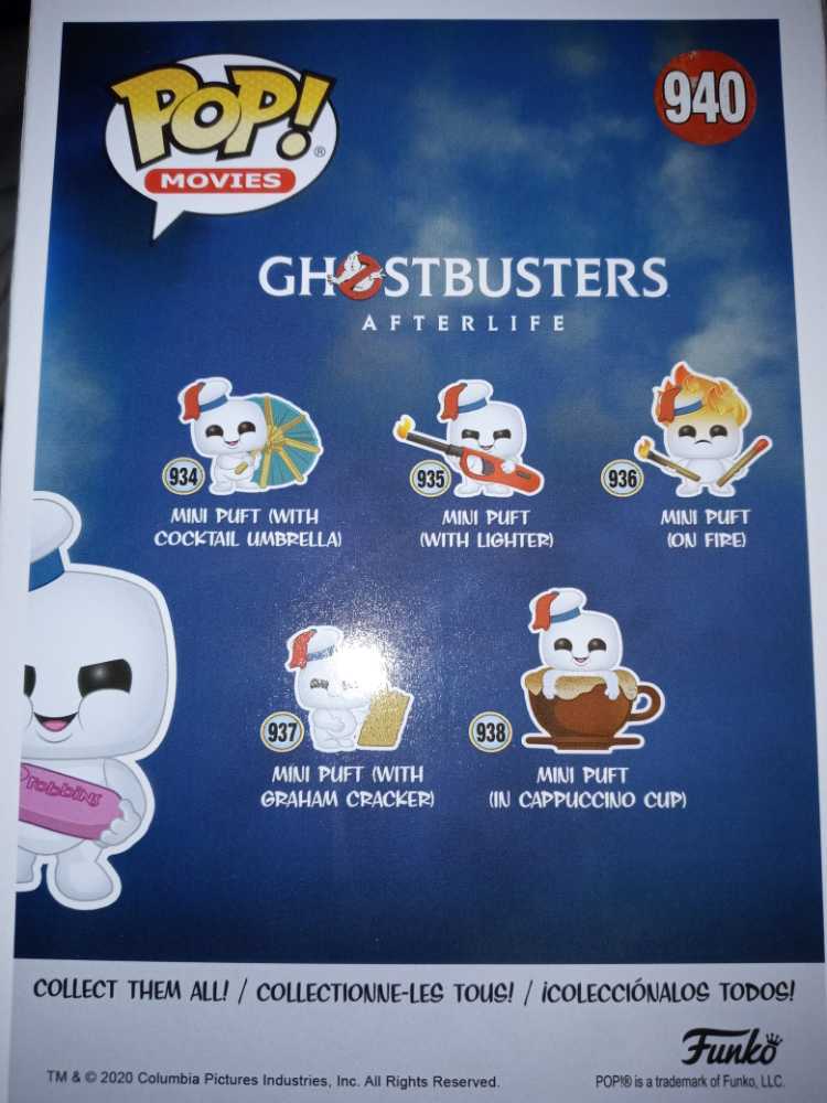 Ghostbusters Afterlife: Mini Puft With Ice Cream Scoop #940 - Funko (Ghostbusters: Afterlife) (Ghostbusters: Afterlife) action figure collectible [Barcode 889698488952] - Main Image 2