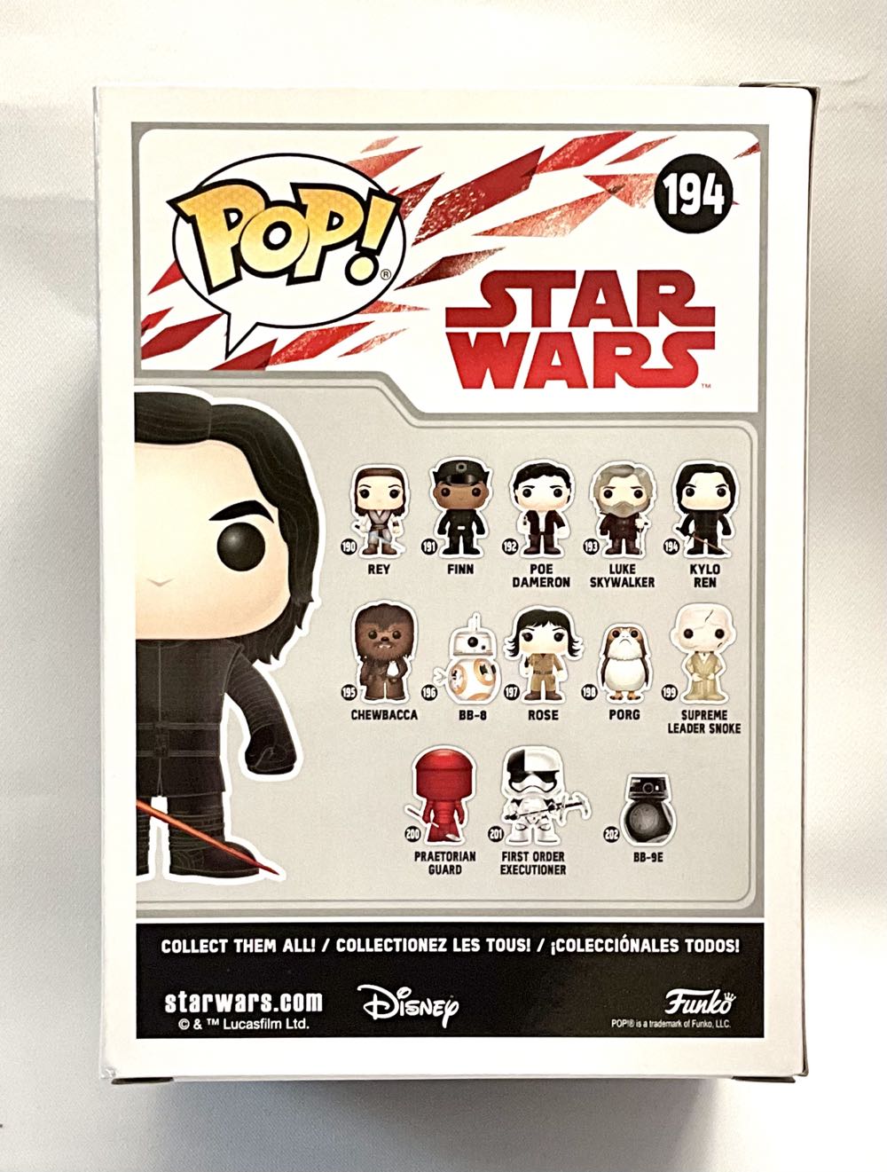 #194 Kylo Ren  (Funko Pop!) action figure collectible [Barcode 889698147538] - Main Image 2