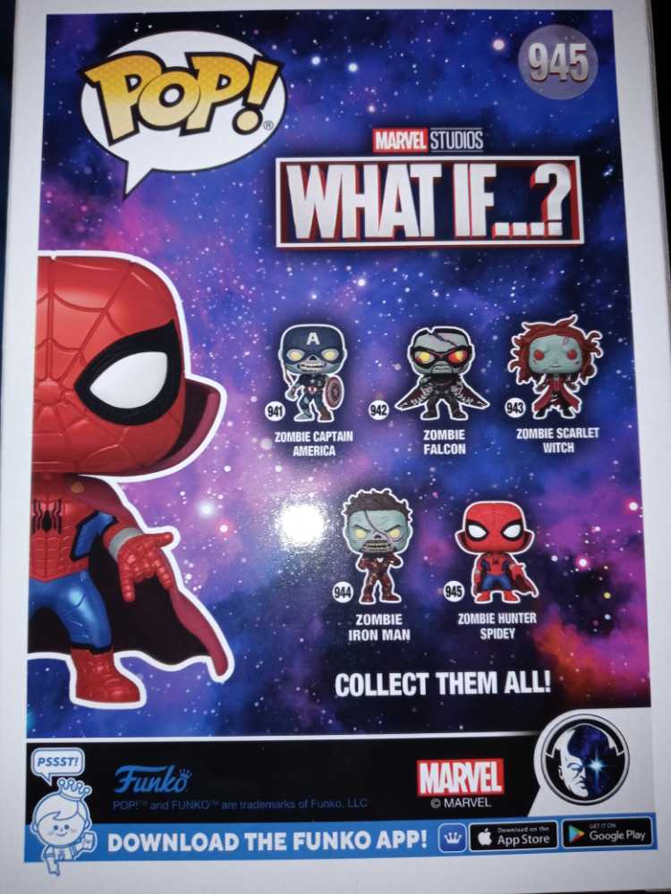 Funko What If? 945 Zombie Hunter Spidey (Metallic) #945 - Funko (Marvels What If...?) (Marvels What If...?) action figure collectible [Barcode 889698582056] - Main Image 2