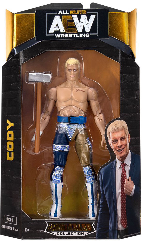 #01 Cody - Jazwares (AEW) action figure collectible - Main Image 1