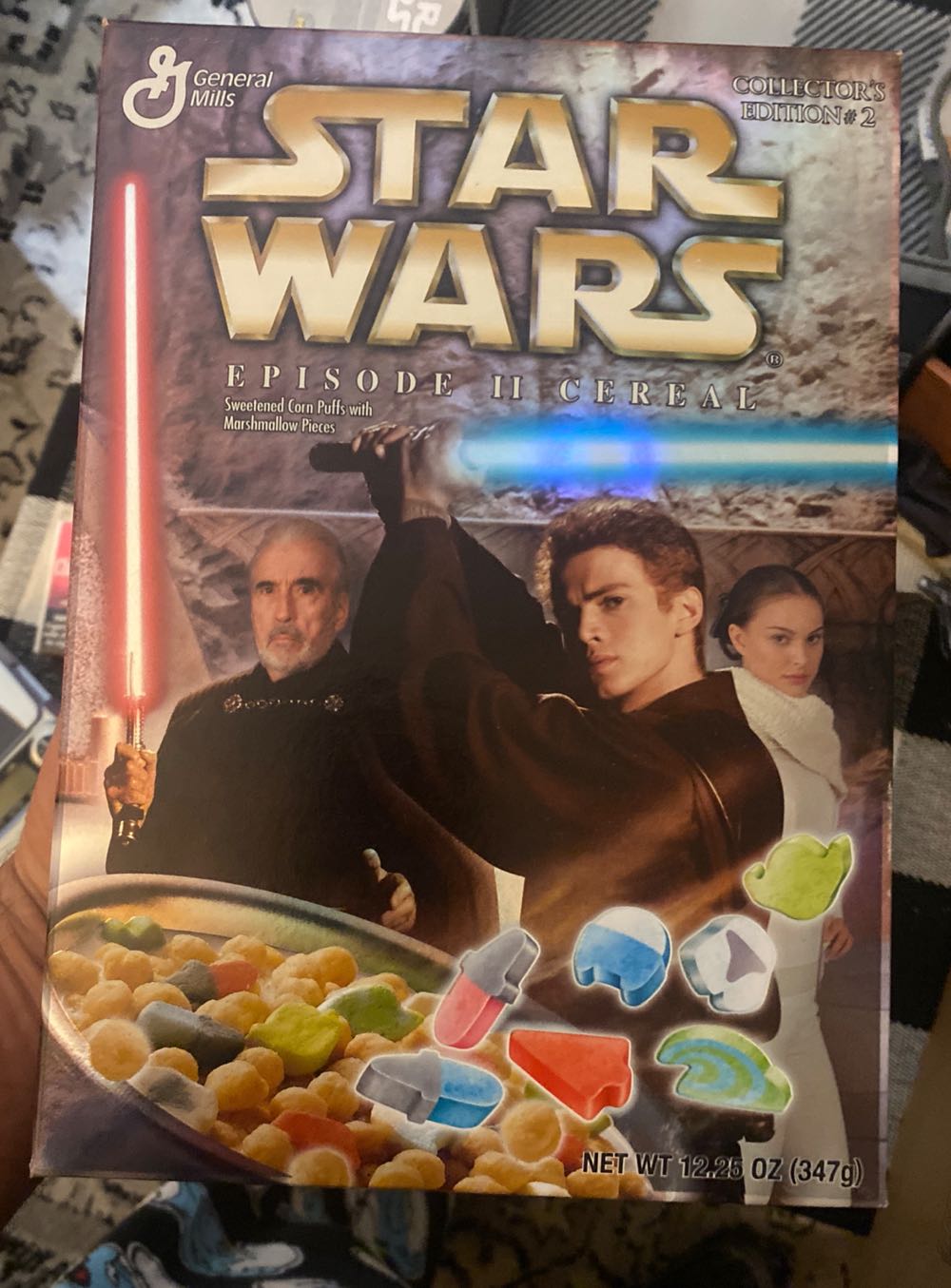 Wars General Mills Star Wars Episode Ii Cereal Boxes Collector Edition #1 & 2 Star - General Mills (Star Wars - Food & Drink) action figure collectible [Barcode 016000650107] - Main Image 2