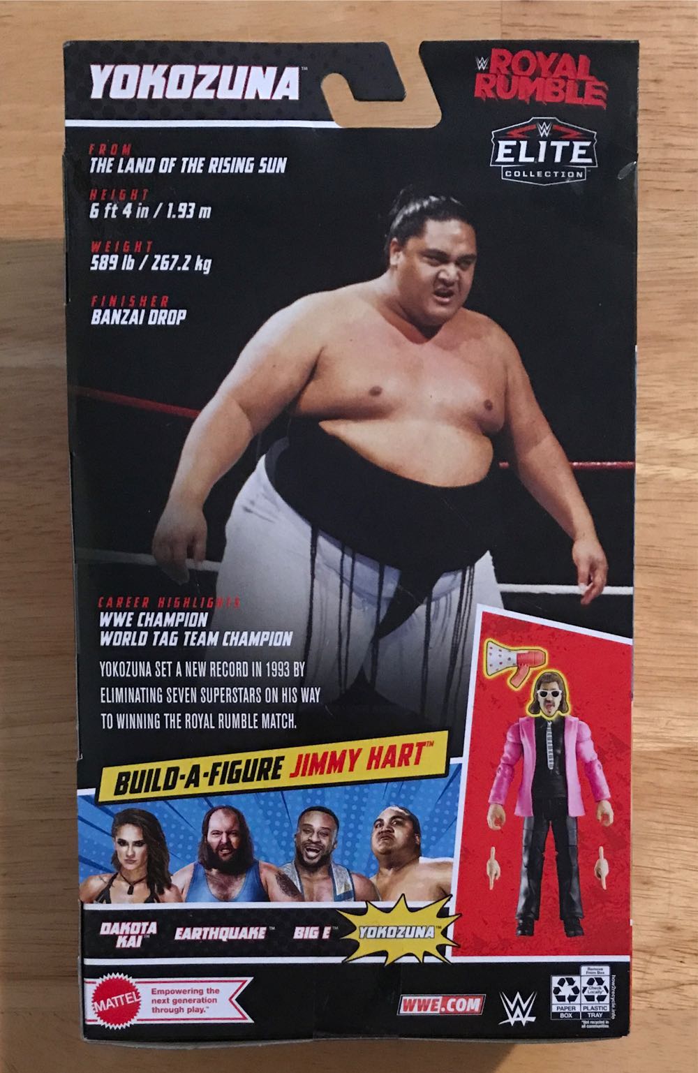 Yokozuna - Mattel (WWE Elite Royal Rumble 2022) action figure collectible [Barcode 194735021420] - Main Image 2