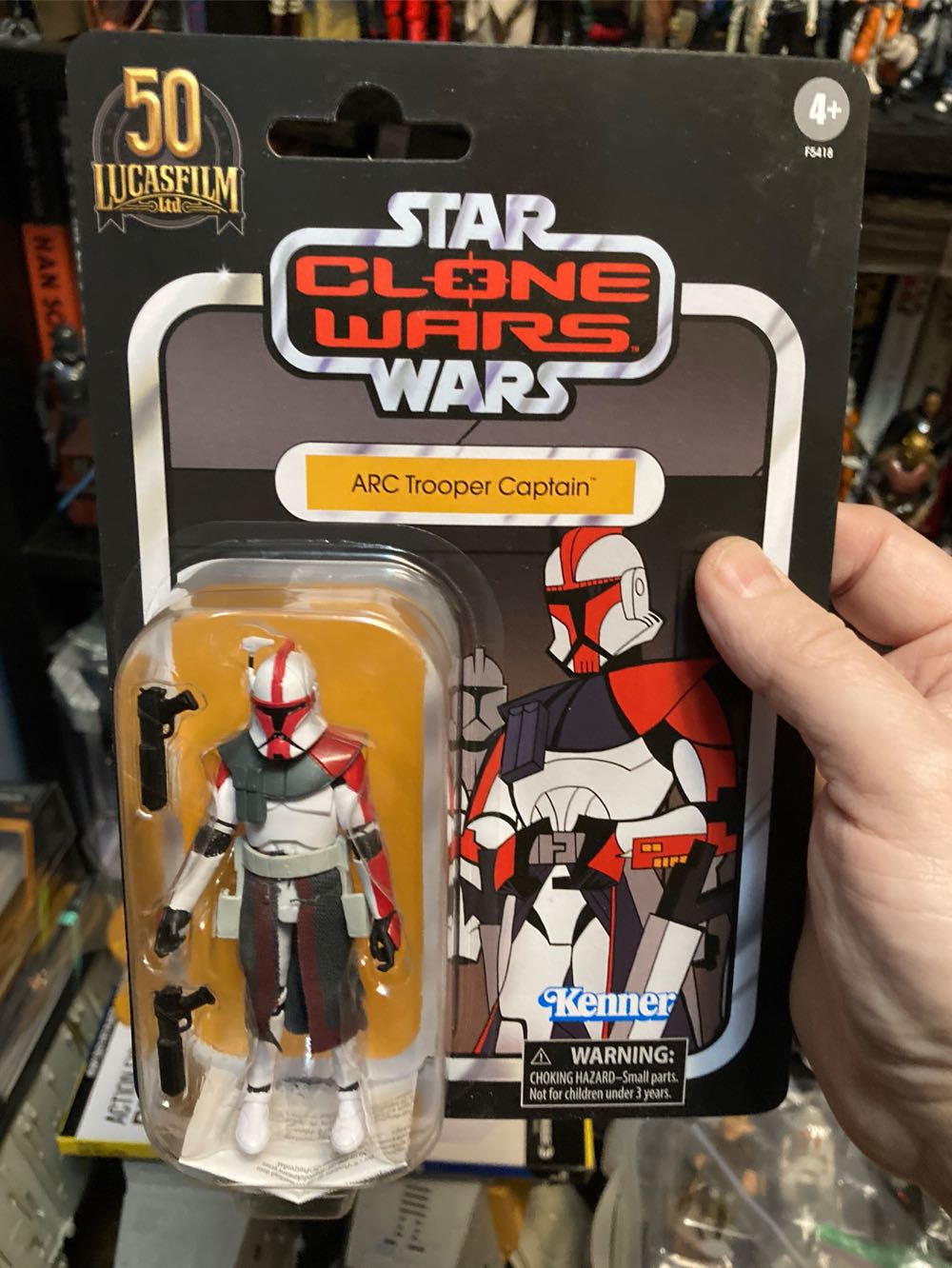 ARC Trooper Captain - Hasbro (Star Wars - Vintage Collection) action figure collectible [Barcode 5010993980901] - Main Image 2