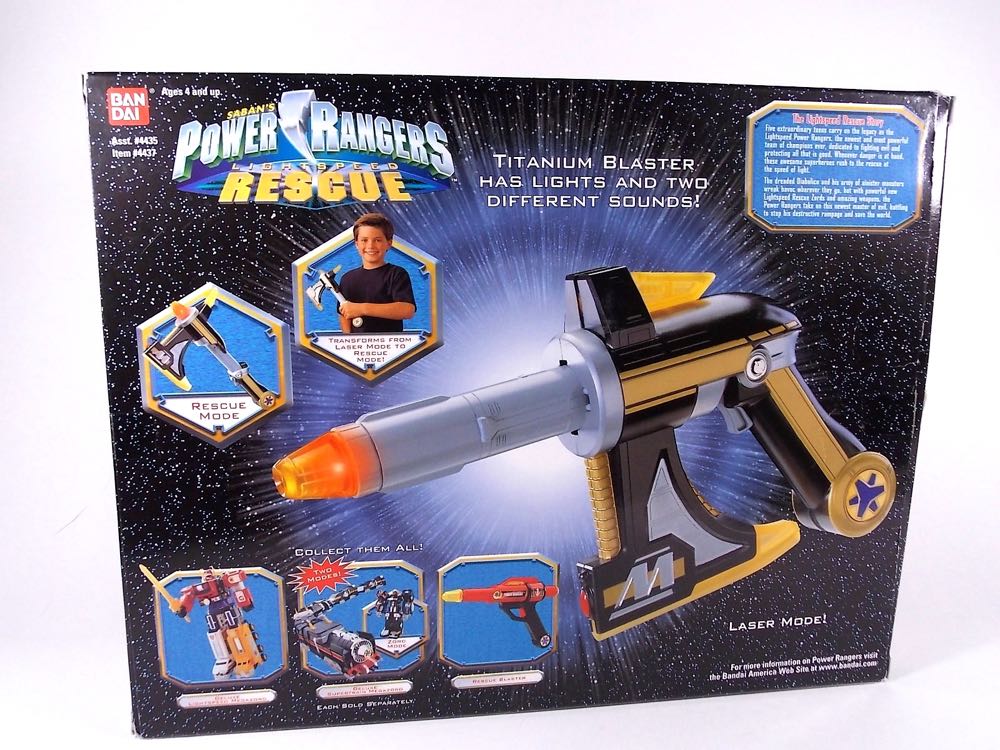 Power Rangers Light Speed Rescue Titanium Laser   action figure collectible - Main Image 2