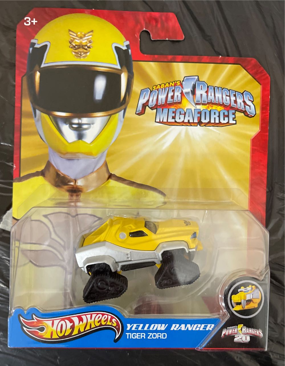 Hot Wheels Power Rangers Megaforce Black Ranger Snake Zord  action figure collectible [Barcode 746775188436] - Main Image 2