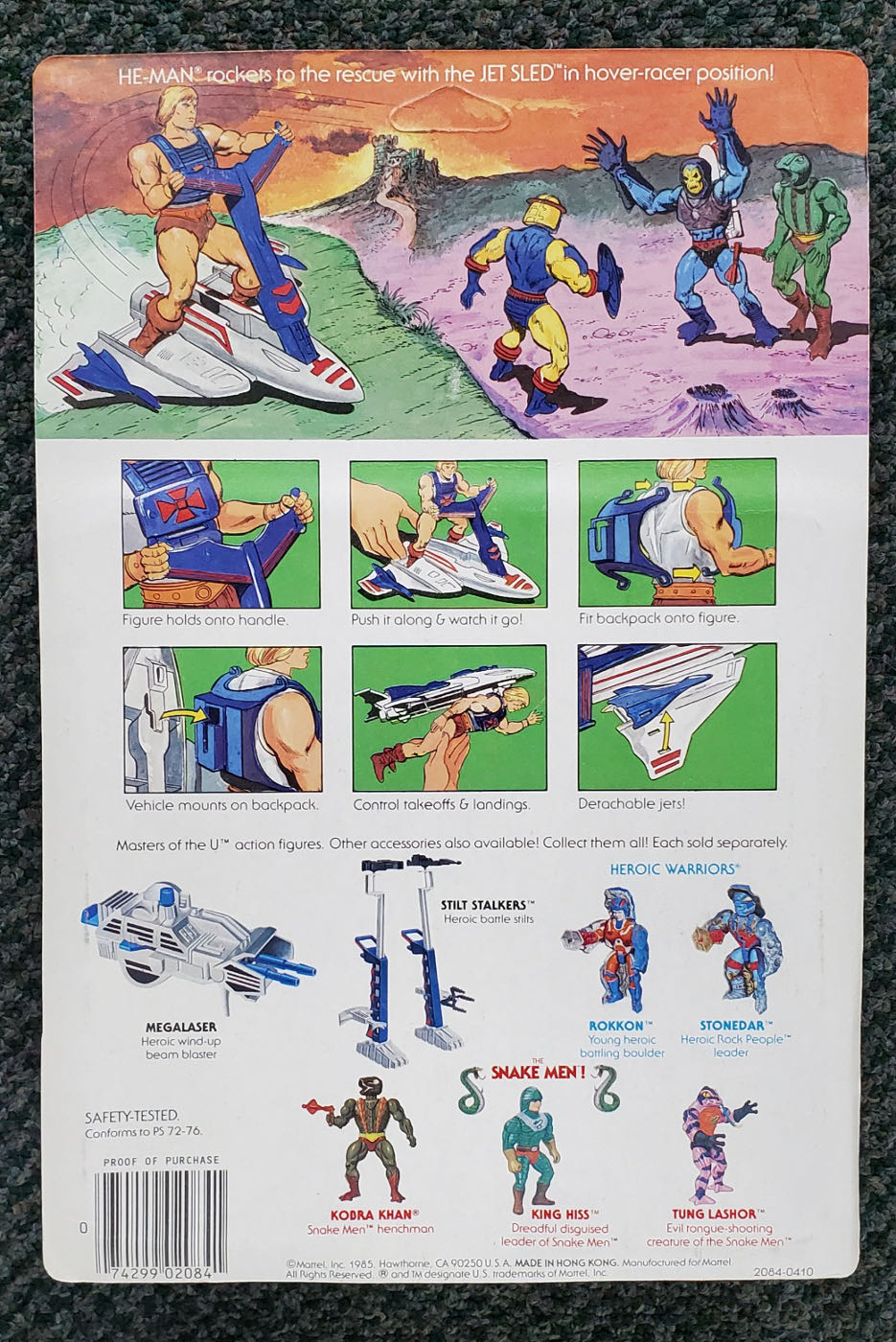 Jet Sled: 1986 - Mattel (Vintage Masters Of The Universe) action figure collectible - Main Image 2