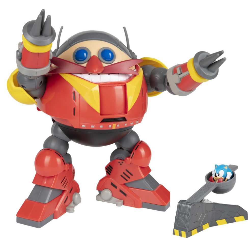 Jakks Pacific Sonic The Hedgehog Giant Eggman Robot Battle (Playset) - Jakks Pacific (Sonic 30th Anniversary) action figure collectible [Barcode 192995409262] - Main Image 2