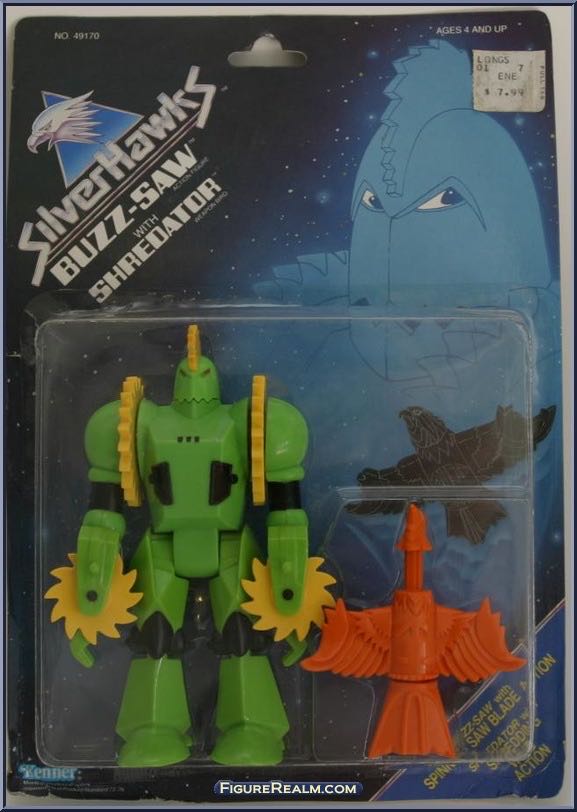 Buzz-Saw [Shredator] - Kenner (Silverhawks) action figure collectible - Main Image 2
