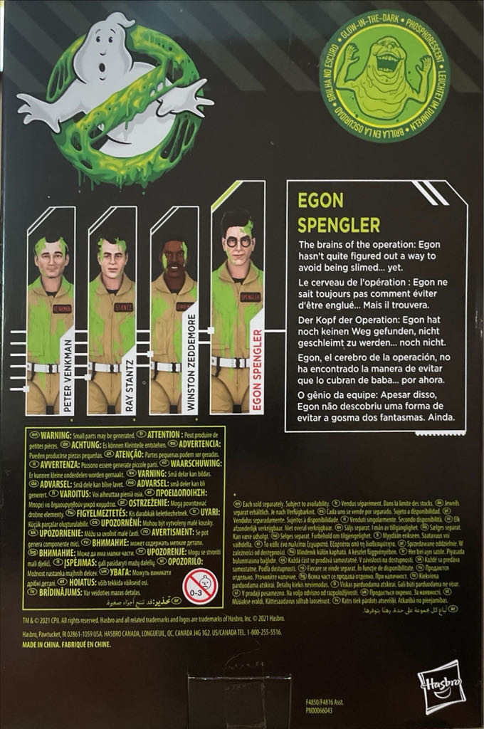 Ghostbusters: Plasma Series Slimed Egon Spengler - Hasbro (Ghostbusters - Plasma Series) action figure collectible [Barcode 5010993915958] - Main Image 2