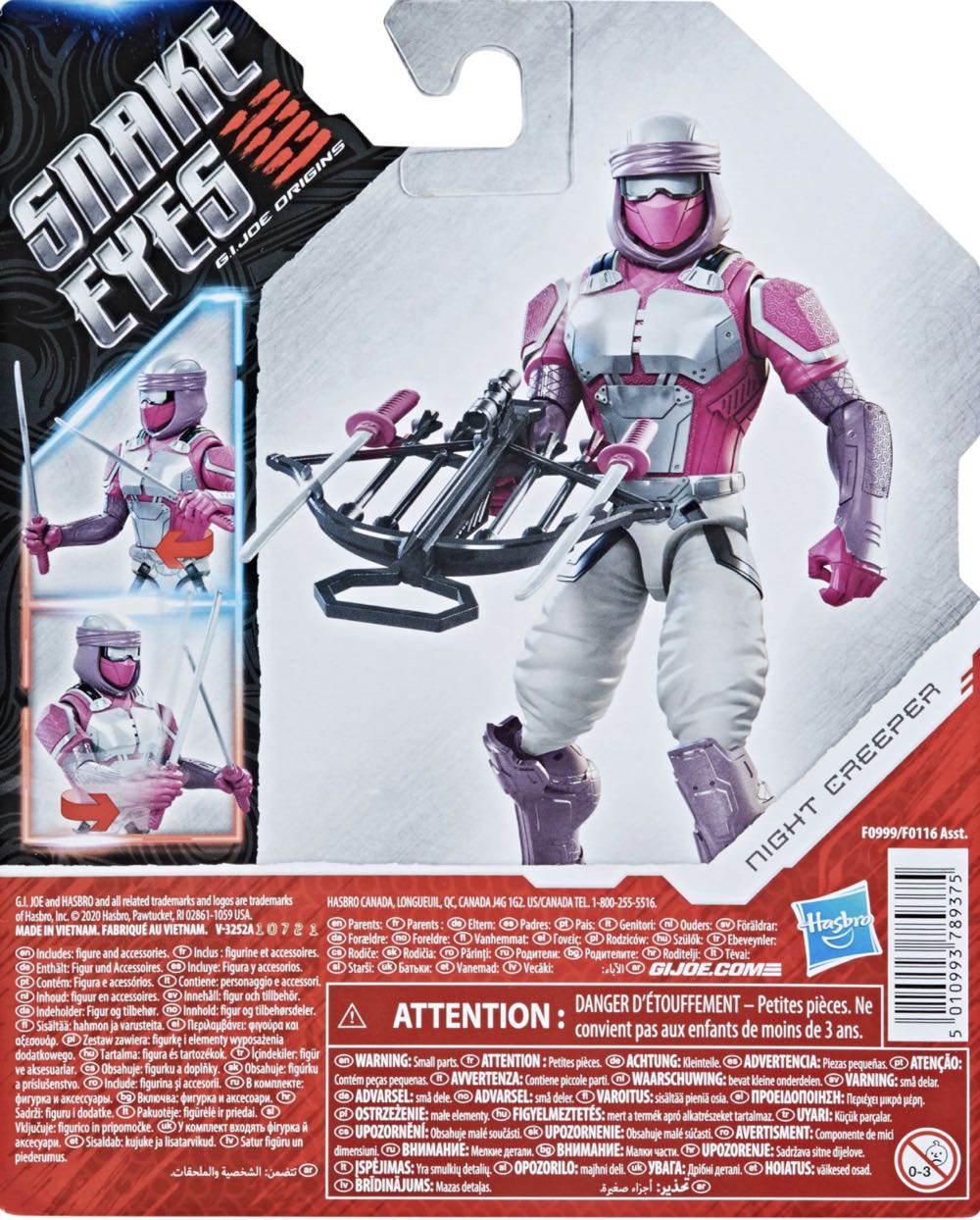 G.I. Joe Origins : Night Creeper - Hasbro (Snake Eyes: Origins) action figure collectible [Barcode 5010993789375] - Main Image 2