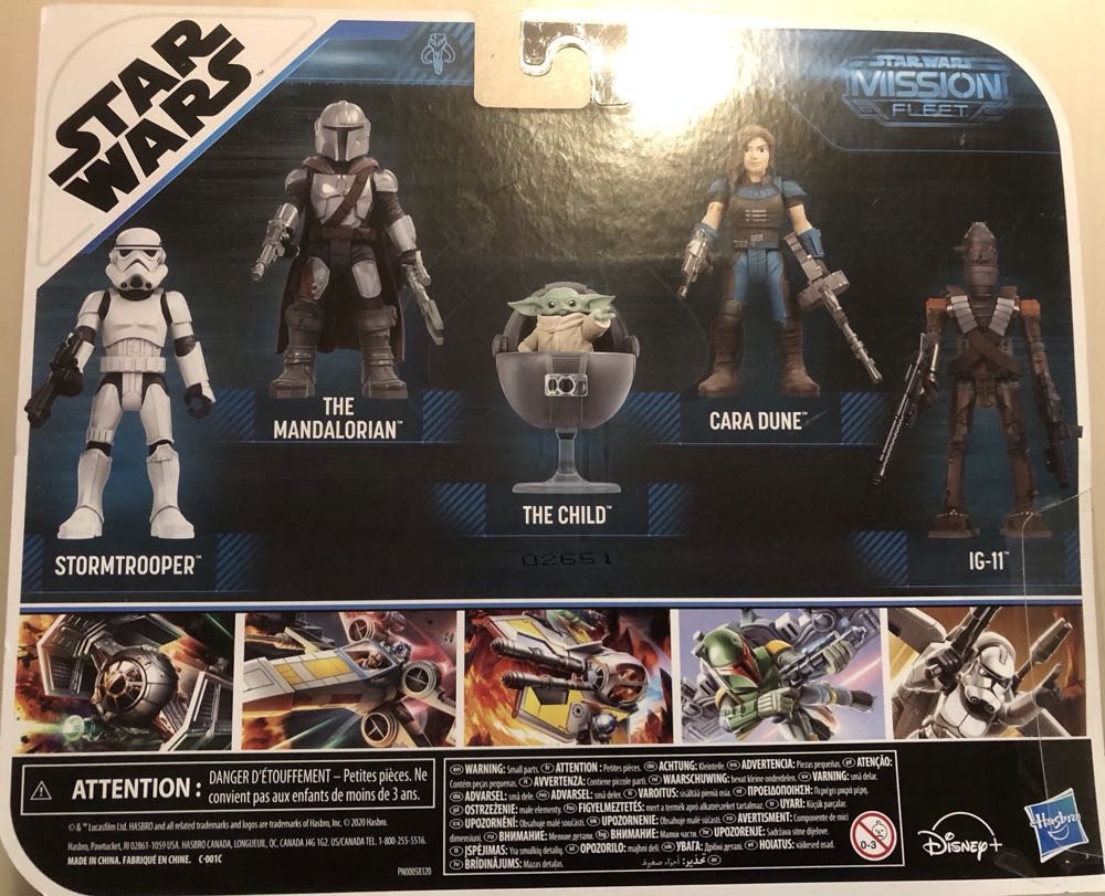 The Mandalorian (Mandalorian, Cara Dune, Stormtrooper, The Child, IG-11) - Hasbro (Star Wars - Mission Series) action figure collectible - Main Image 2