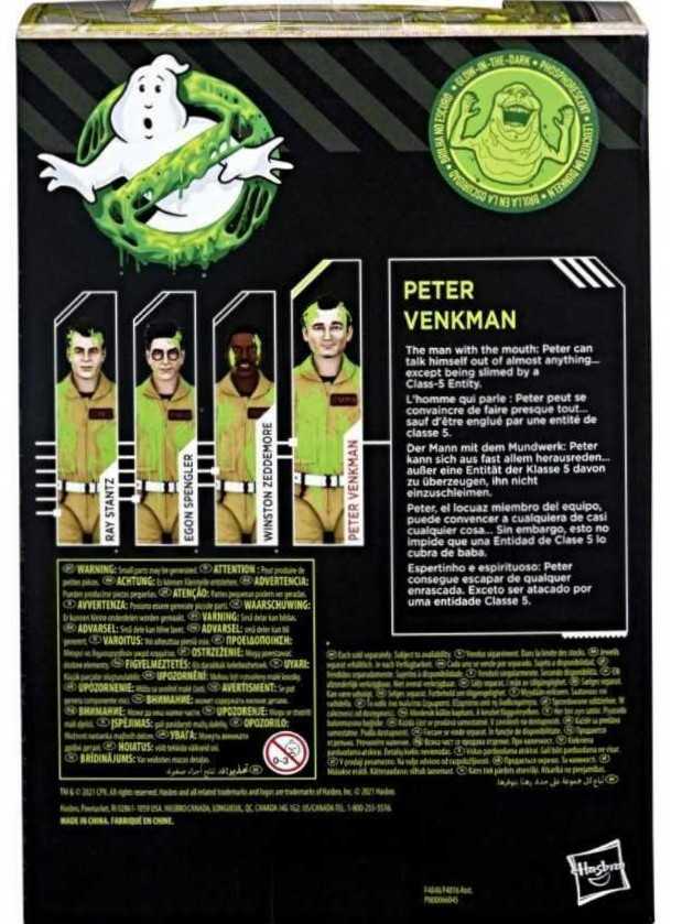 Ghostbusters: Plasma Series Slimed Peter Venkman - Hasbro (Ghostbusters) action figure collectible [Barcode 5010993915972] - Main Image 2