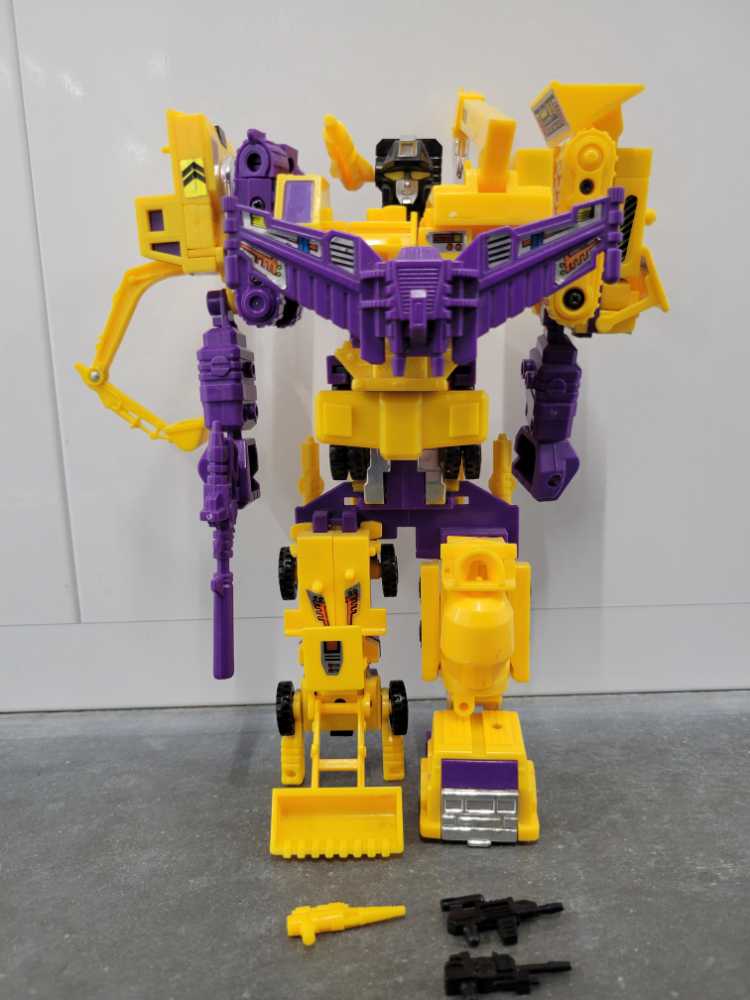 Devastator Yellow Scrapper Mixmaster Long Haul Hook Bonecrusher Scavenger Constructicons  - Hasbro (Generation 2) action figure collectible - Main Image 2